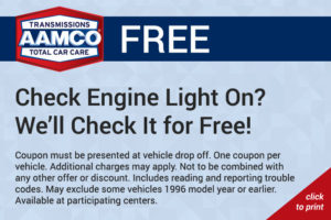 Free Check Engine inspection coupon