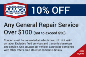 10% off any general repair service over $100 coupon