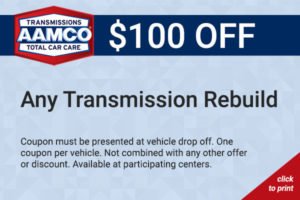 $100 Off Transmission Rebuild